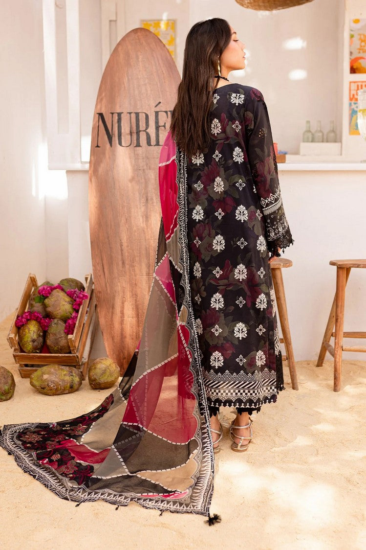 Picture of Nureh - NS 133 Gardenia Embroidered Lawn Collection - Available at Raja Sahib