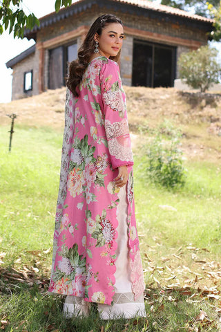 Picture of Elaf - ECK-03B PINK MUSE Print Chikankari Collection Vol 2 - Available at Raja Sahib