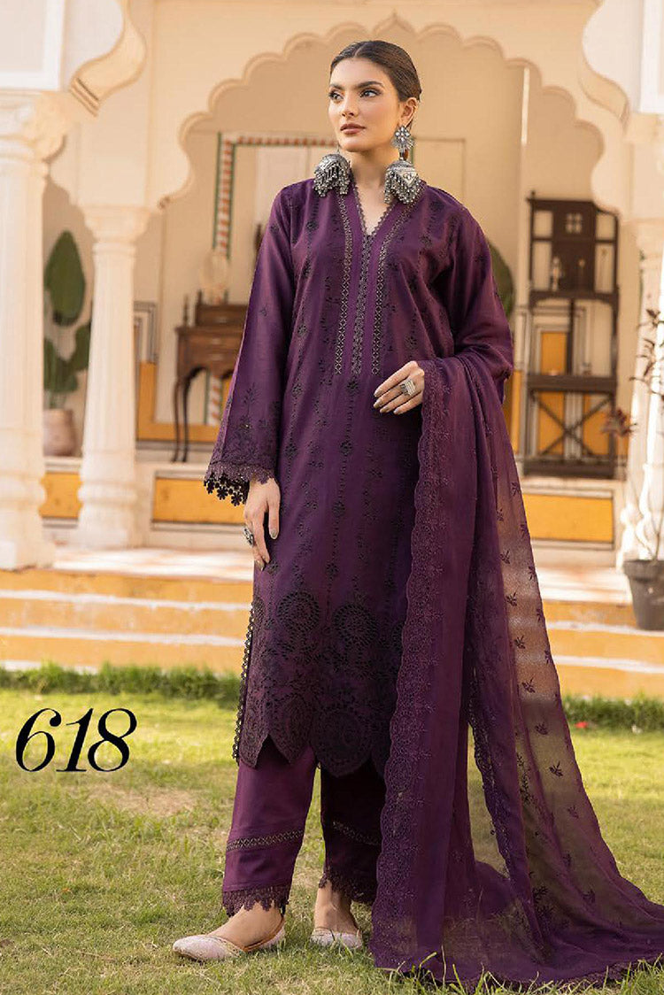 Picture of Shaista - Design 618 Luxury Chikankari Embroidered Collection - Available at Raja Sahib