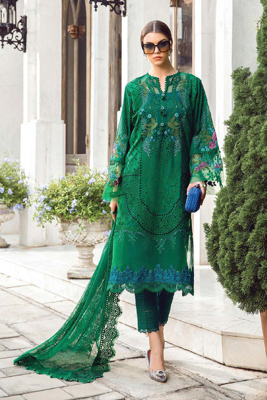 Picture of Maria B - Design 02 Luxury Lawn Eid 2 Edition - Available at Raja Sahib