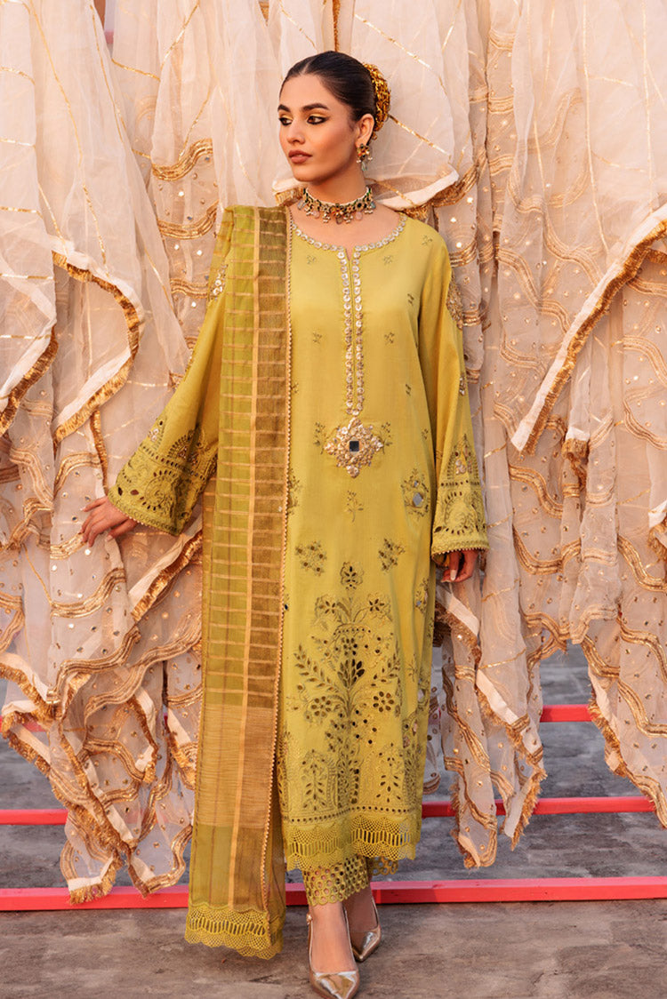 Picture of Charizma - ED4-09 Eid Festival Premium Embroidered & Hand work Lawn Collection Vol 1 - Available at Raja Sahib