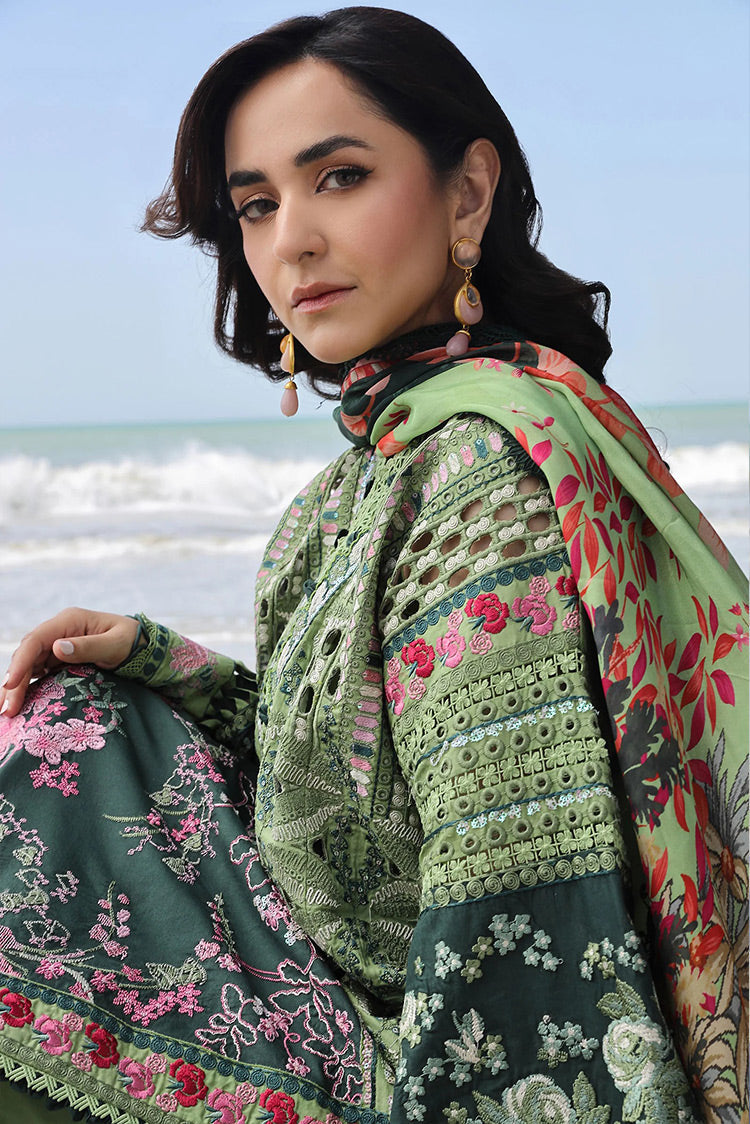 Picture of Maryam Hussain - L24-01 GARDENIA Meer Luxury Lawn Collection - Available at Raja Sahib