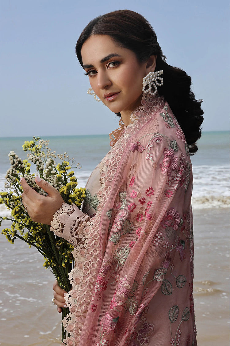 Picture of Maryam Hussain - L24-03 MAYA Meer Luxury Lawn Collection - Available at Raja Sahib