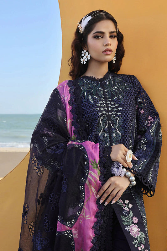 Picture of Maryam Hussain - L24-08 ZOYA Meer Luxury Lawn Collection - Available at Raja Sahib