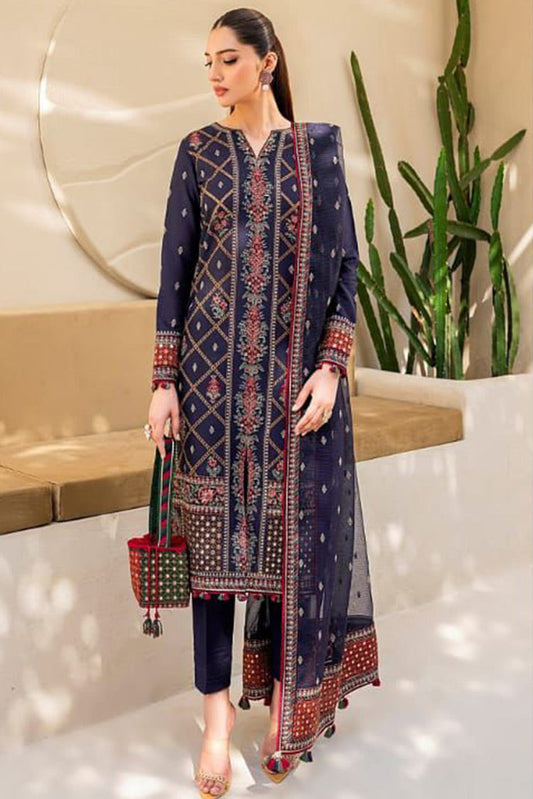 Picture of Jazmin - Design 06 Iris Eid Lawn Spring Summer Collection - Available at Raja Sahib