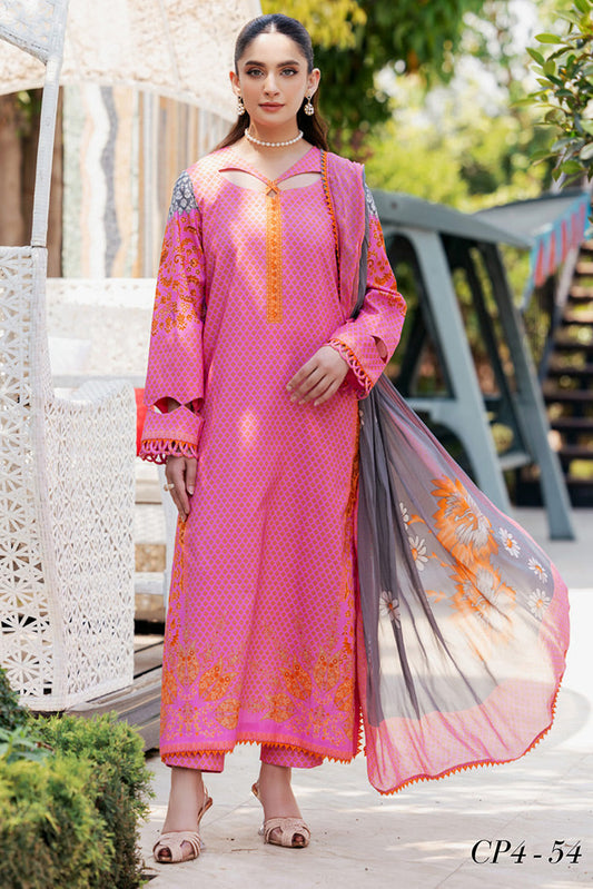 Picture of Charizma - CP4-54 C Prints Printed Lawn Collection Vol 6 - Available at Raja Sahib