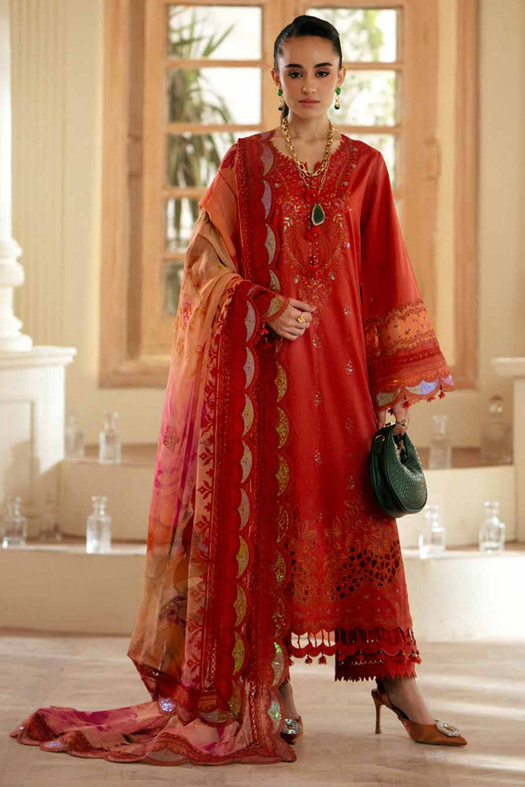 Picture of Nureh - NS 142 Maya Festive Embroidered Lawn Collection - Available at Raja Sahib