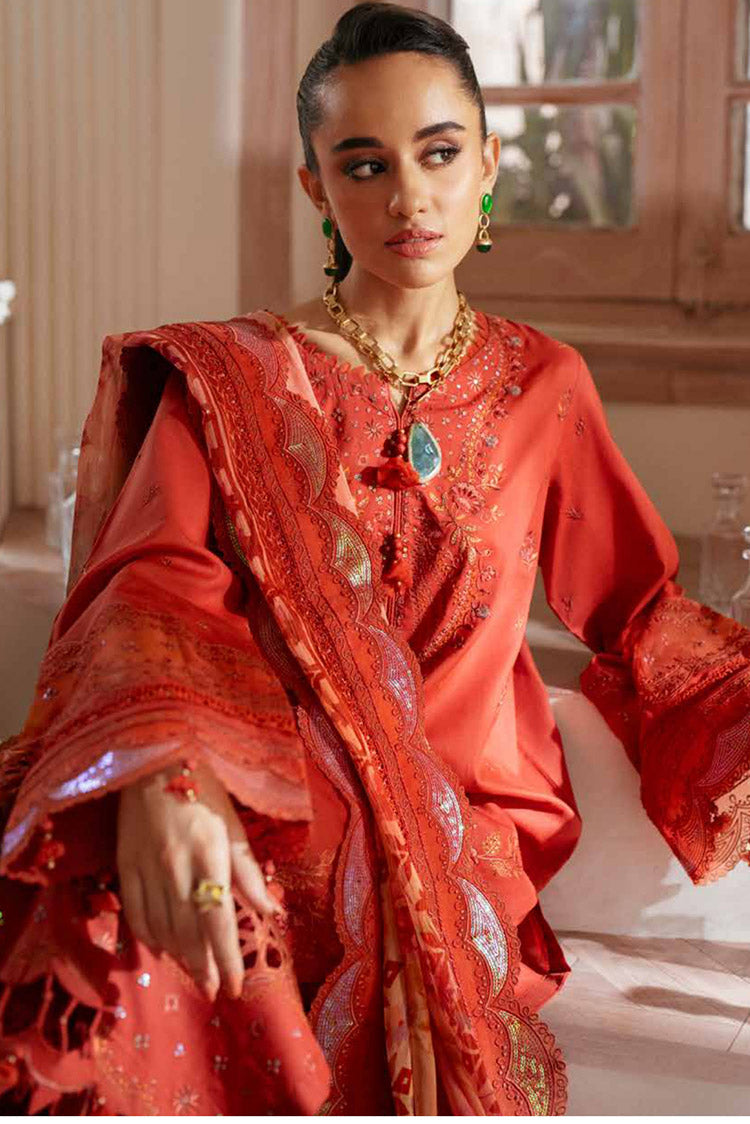 Picture of Nureh - NS 142 Maya Festive Embroidered Lawn Collection - Available at Raja Sahib