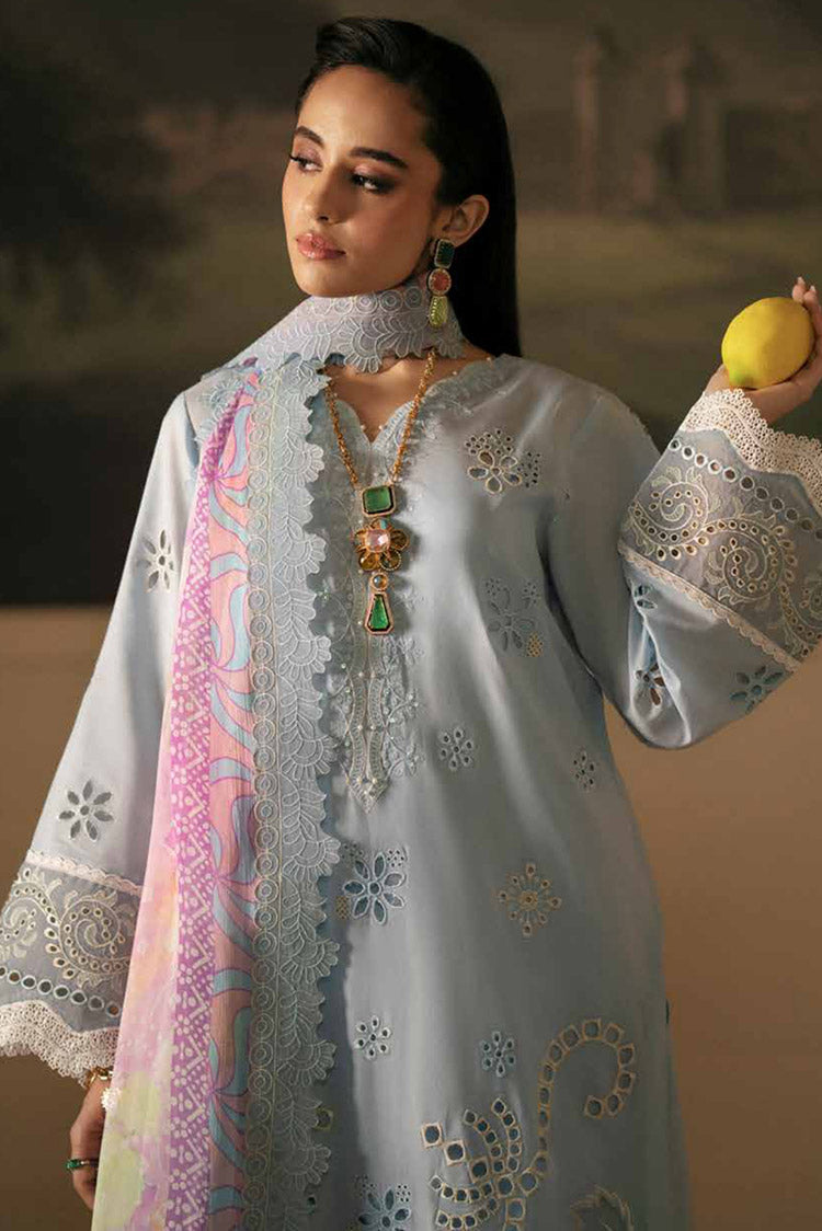 Picture of Nureh - NS 145 Maya Festive Embroidered Lawn Collection - Available at Raja Sahib