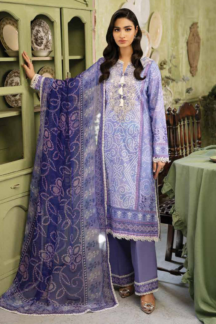 Picture of Roheenaz - RNP 03A Celestia Flora Printed Lawn Collection - Available at Raja Sahib