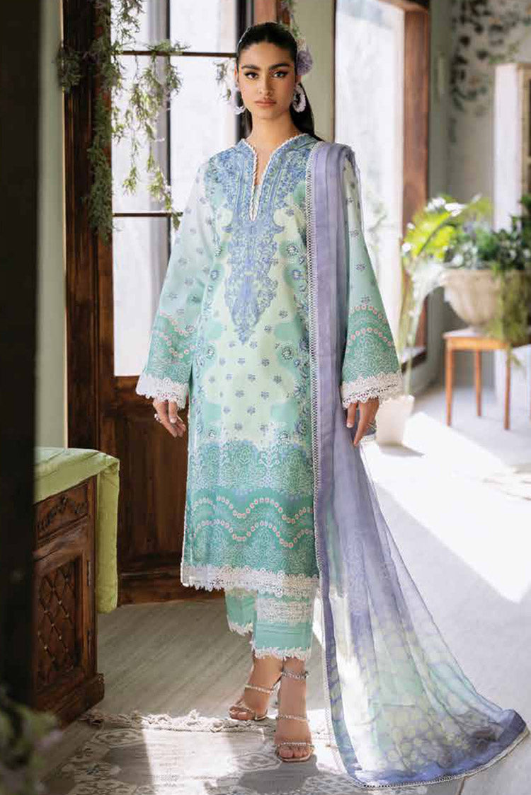 Picture of Roheenaz - RNP 04A Elysium Flora Printed Lawn Collection - Available at Raja Sahib