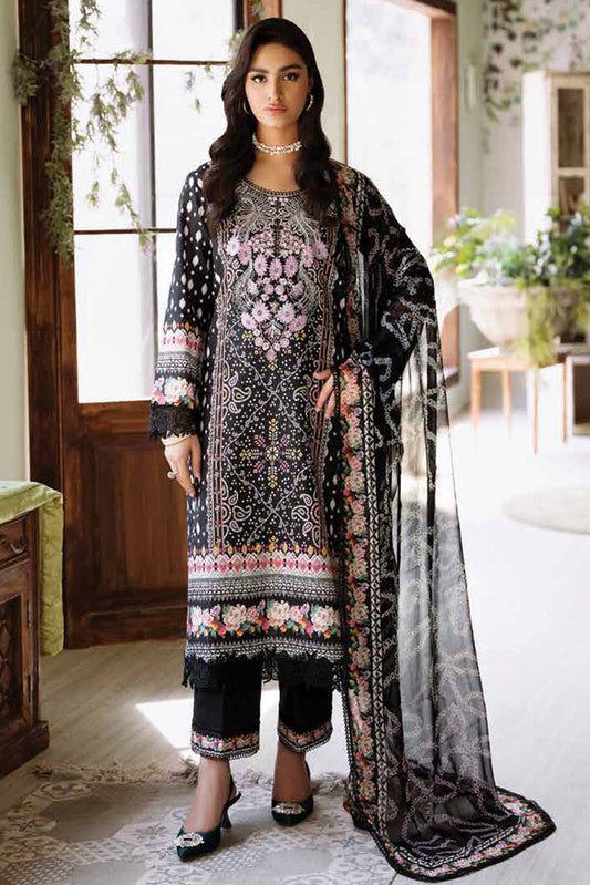 Picture of Roheenaz - RNP 06A Veridian Flora Printed Lawn Collection - Available at Raja Sahib