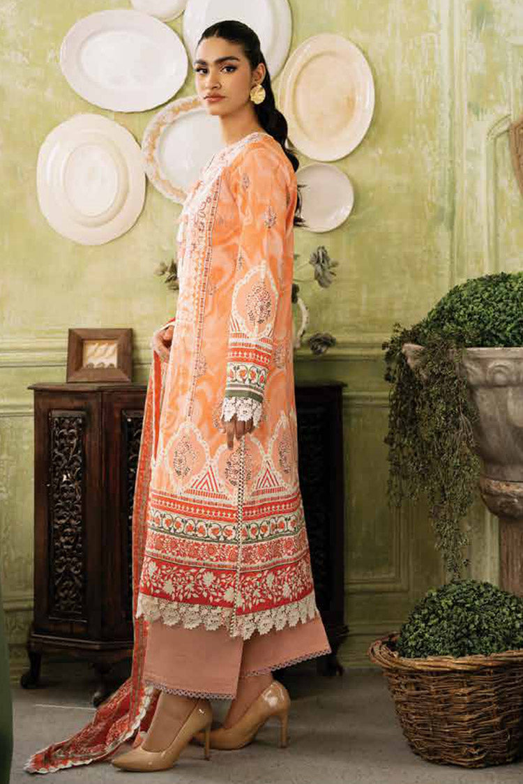 Picture of Roheenaz - RNP 07A Cascade Flora Printed Lawn Collection - Available at Raja Sahib