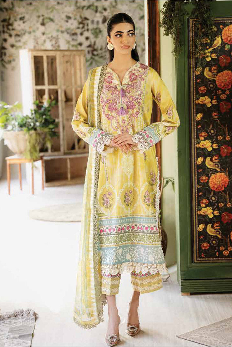 Picture of Roheenaz - RNP 07B Mystique Flora Printed Lawn Collection - Available at Raja Sahib