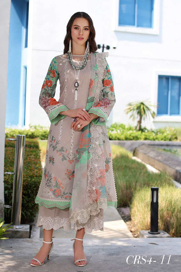 Picture of Charizma - CRS4 11 Reem Embroidered Lawn Collection Vol 2 - Available at Raja Sahib