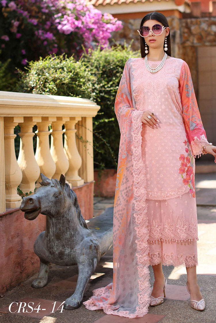 Picture of Charizma - CRS4 14 Reem Embroidered Lawn Collection Vol 2 - Available at Raja Sahib