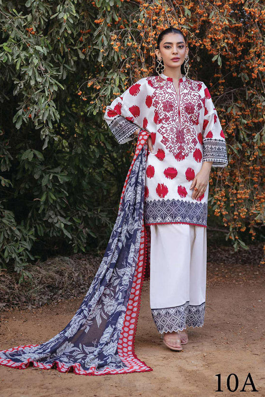 Picture of Zainab Chottani - 10A Freya Tahra Embroidered Lawn Collection - Available at Raja Sahib