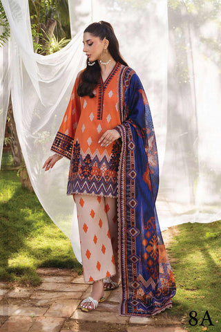 8A Liza Tahra Embroidered Lawn Collection