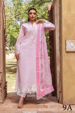 9A Ruhae Tahra Embroidered Lawn Collection