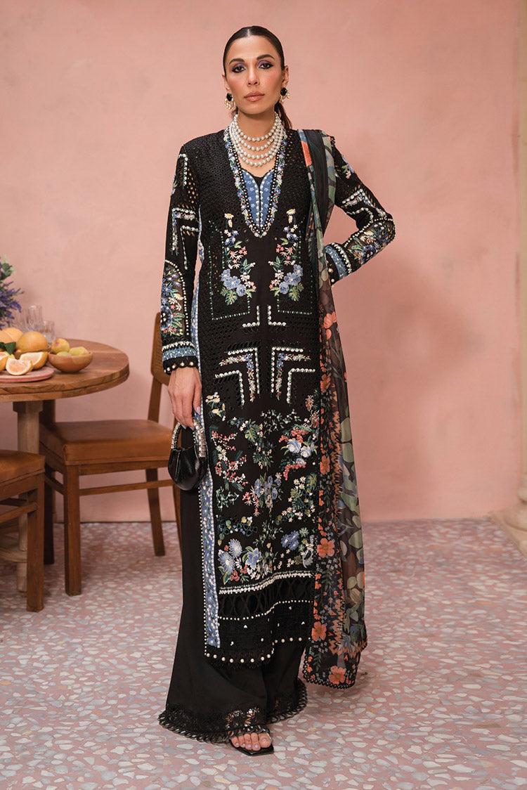 Picture of Afrozeh - Midnight Muse AEF-24-V1-03 The Painted Garden Eid Festive Lawn Collection - Available at Raja Sahib