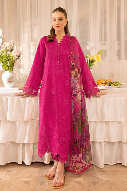 Picture of Farasha - 01-ASTER Seraya Embroidered Lawn Collection - Available at Raja Sahib