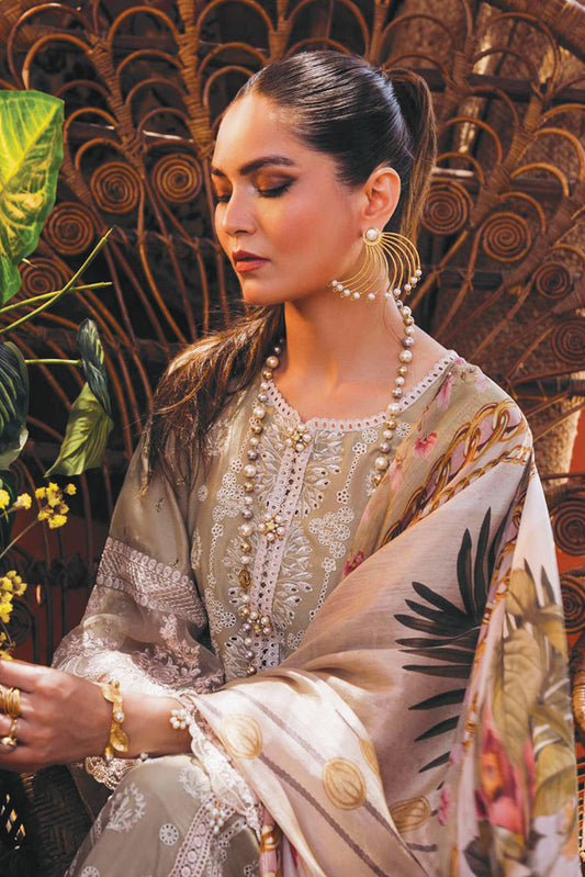 Picture of Elaf - EHK-08 PUR SHOKH Hai Kuch Festive Lawn Collection Resort XXIV - Available at Raja Sahib