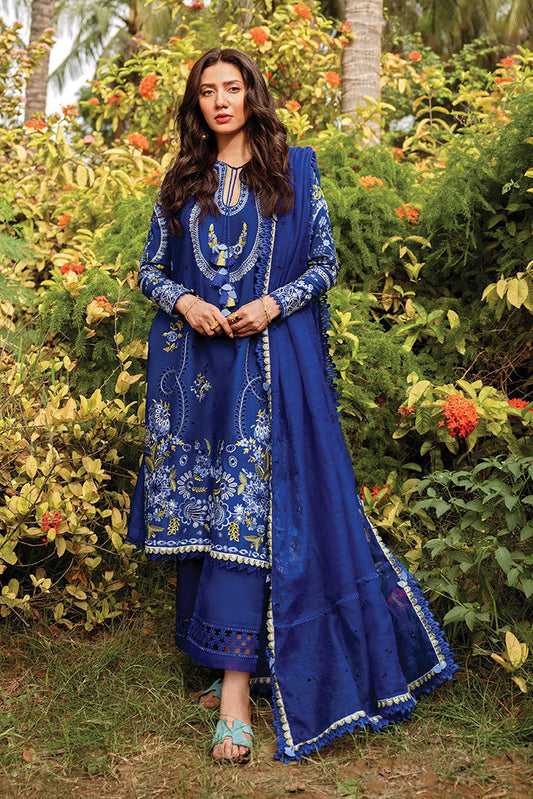 Picture of Sadaf Fawad Khan - 5A DALIA Siraa Lawn Collection Vol 2 - Available at Raja Sahib