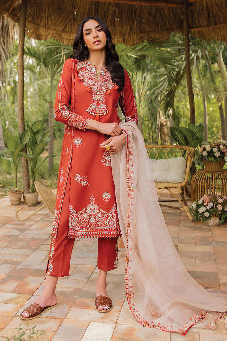 Picture of Sadaf Fawad Khan - 7B FAIZAH Siraa Lawn Collection Vol 2 - Available at Raja Sahib