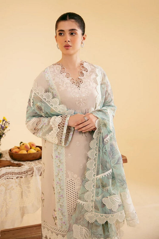 Picture of Qalamkar - SQ 13 AYSEL Qlinekari Summer Lawn Collection - Available at Raja Sahib