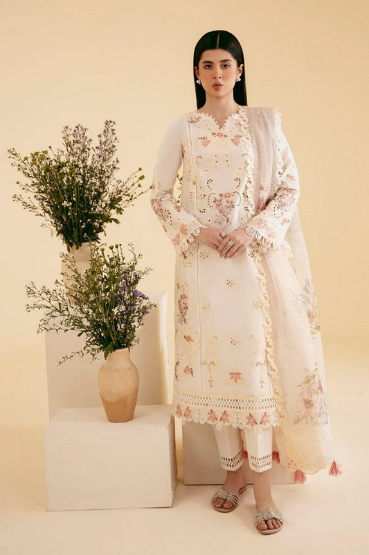 Picture of Qalamkar - SQ 01 SARV Qlinekari Summer Lawn Collection - Available at Raja Sahib