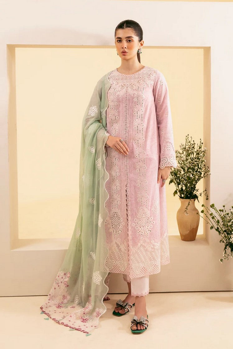 Picture of Qalamkar - SQ 02 ASEMA Qlinekari Summer Lawn Collection - Available at Raja Sahib