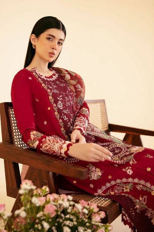 Picture of Qalamkar - SQ 04 LARMINA Qlinekari Summer Lawn Collection - Available at Raja Sahib