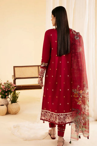 Picture of Qalamkar - SQ 04 LARMINA Qlinekari Summer Lawn Collection - Available at Raja Sahib