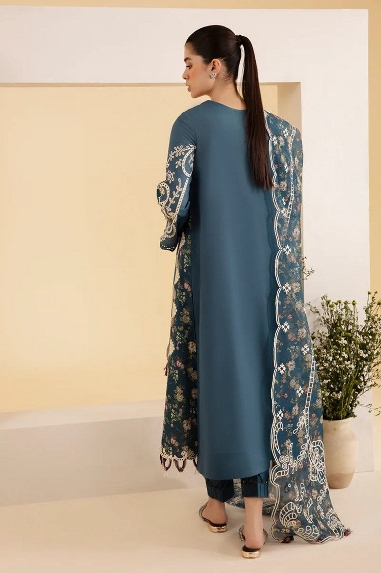 Picture of Qalamkar - SQ 05 ELA Qlinekari Summer Lawn Collection - Available at Raja Sahib