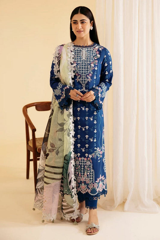 Picture of Qalamkar - SQ 08 ZEL Qlinekari Summer Lawn Collection - Available at Raja Sahib