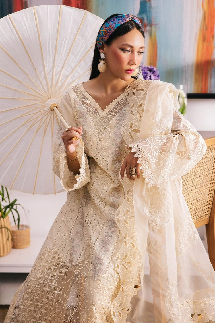 Picture of Nureh - NE-92 Amelfie Eid Escape Luxury Lawn Collection - Available at Raja Sahib