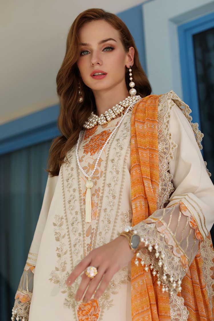 Picture of Charizma - CN4-11 Naranji Embroidered Lawn Collection Vol 2 - Available at Raja Sahib