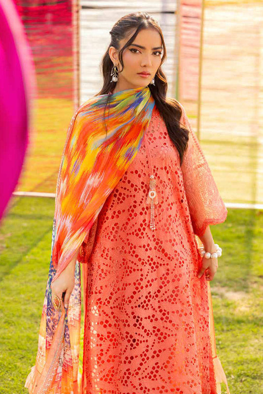 Picture of Muscari - MCC 414 Embroidered Chikankari Lawn Collection - Available at Raja Sahib