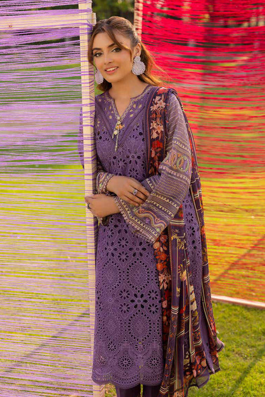 Picture of Muscari - MCC 415 Embroidered Chikankari Lawn Collection - Available at Raja Sahib