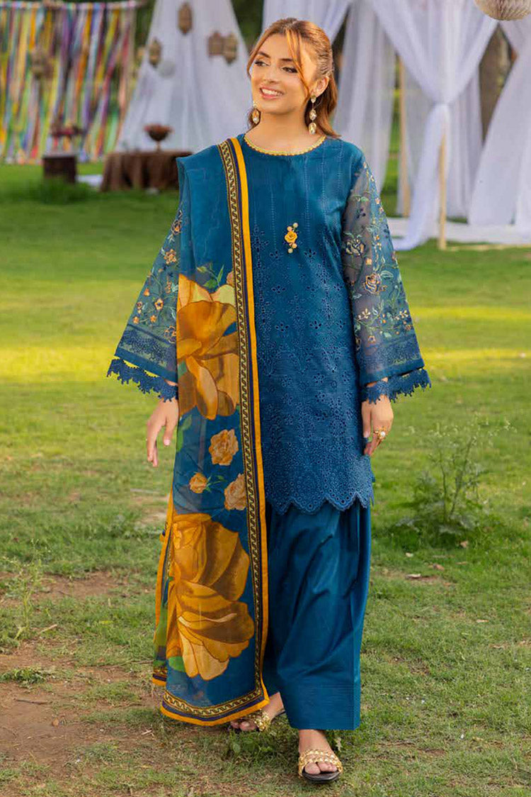 Picture of Muscari - MCC 417 Embroidered Chikankari Lawn Collection - Available at Raja Sahib