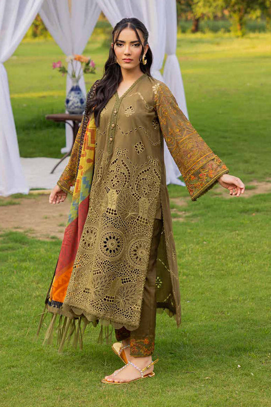 Picture of Muscari - MCC 418 Embroidered Chikankari Lawn Collection - Available at Raja Sahib