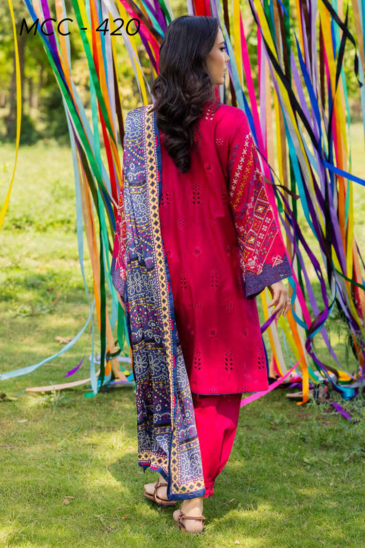 Picture of Muscari - MCC 420 Embroidered Chikankari Lawn Collection - Available at Raja Sahib