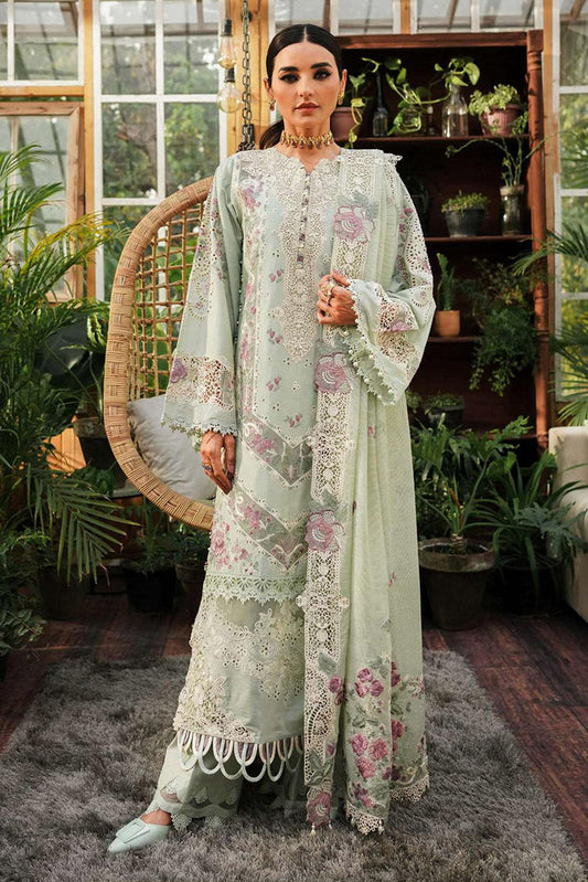 Picture of Kahf - KLE-01A Margarita Luxury Lawn Collection - Available at Raja Sahib