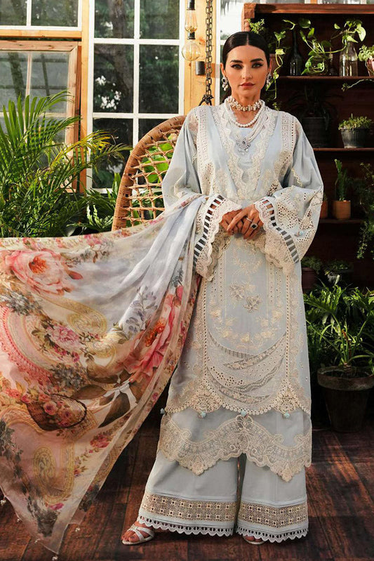 Picture of Kahf - KLE-03B Heaven Luxury Lawn Collection - Available at Raja Sahib