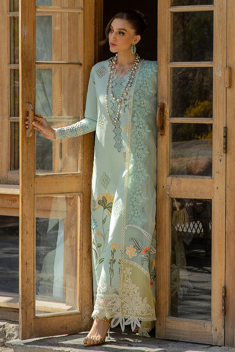 Picture of Crimson - 4B Aqua Eid Lawn Collection - Available at Raja Sahib