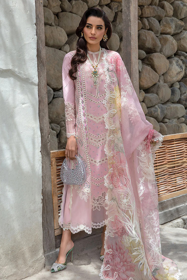 Picture of Crimson - 7B Rose Pink Eid Lawn Collection - Available at Raja Sahib