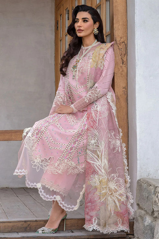 Picture of Crimson - 7B Rose Pink Eid Lawn Collection - Available at Raja Sahib