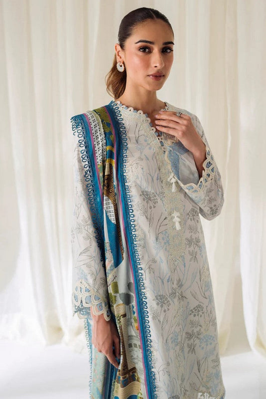 Picture of Qalamkar - AR 05 FLORINE Q Prints Collection - Available at Raja Sahib