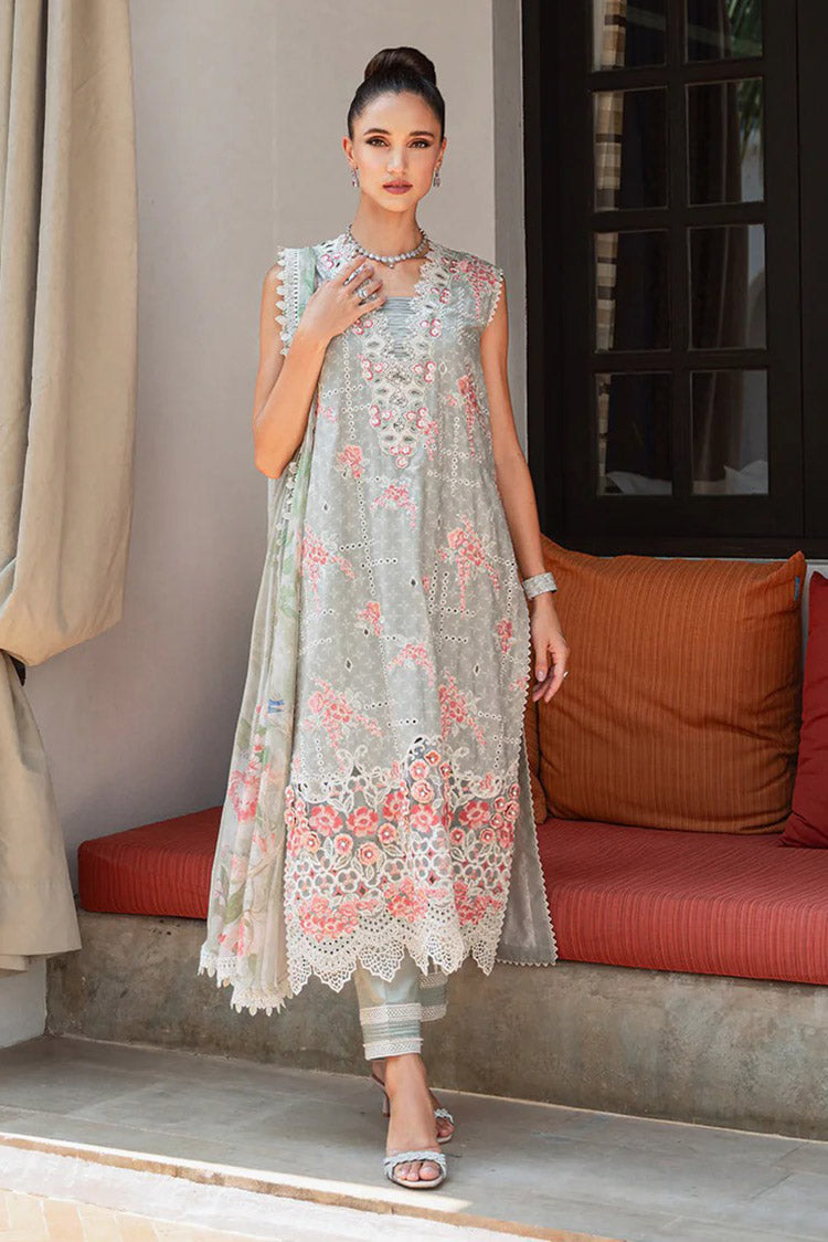 Picture of Saira Rizwan - SRLL2 24 11 LUNA Luxury Lawn Collection Vol 2 - Available at Raja Sahib