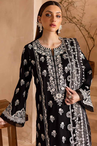 Picture of Nureh - NE-94 Koyal Monochrome Lawn Collection - Available at Raja Sahib